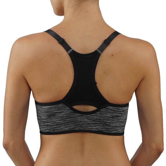 Crop top sports bra adjustable straps Two Tone - Picture 2 of 3